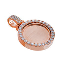 Custom Rose Gold DIAMOND Memorial Charm 1.81CT - Shryne Diamanti & Co.