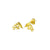 14 Karat Yellow Gold Dolphin Stud Earrings - Shryne Diamanti & Co.