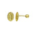 14 Karat Yellow Gold Lady Guadalupe Screw Back Stud Earrings - Shryne Diamanti & Co.