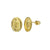 14 Karat Yellow Gold Lady Guadalupe Screw Back Stud Earrings - Shryne Diamanti & Co.