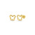 14 Karat Yellow Gold Open Butterfly Screw Back Stud Earrings - Shryne Diamanti & Co.