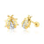 14 Karat Yellow Gold Lady Bug Screw Back Earring - Shryne Diamanti & Co.