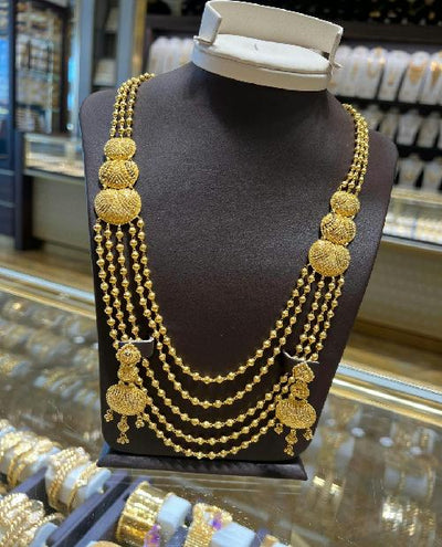 22K GOLD NECKLACE SET - Shryne Diamanti & Co.