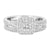 SHRYNE'S Signature Collection 1/2 ct. tw. DIAMOND Engagement Ring Set in 10K White Gold - Shryne Diamanti & Co.