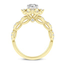 Zac Posen Fay Pear-Shaped Diamond Engagement Ring in 14k gold (1 ct. tw.) - Shryne Diamanti & Co.