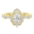 Zac Posen Fay Pear-Shaped Diamond Engagement Ring in 14k gold (1 ct. tw.) - Shryne Diamanti & Co.