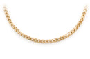 2.5MM Franco 14k Solid Gold Chain