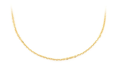 1MM Rolo 14k Solid Gold Chain