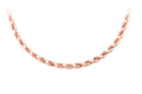 3.5MM Rope 14k Solid Gold Chain