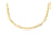 3.5MM Flat Curb Link 14k Solid Gold Chain