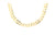 7MM Flat Curb Link 14k Solid Gold Chain