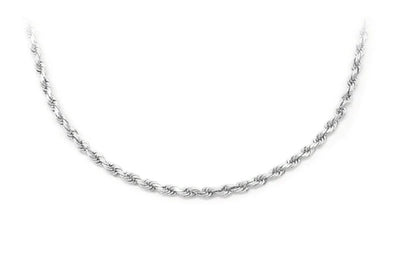 2.5MM Rope 14k Solid Gold Chain