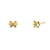 .04 ct Solid 14K Yellow Gold Bow Diamond Earrings - Shryne Diamanti & Co.