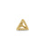 Solid 14K Yellow Gold Trendy Triangle Lab Diamonds Earrings - Shryne Diamanti & Co.