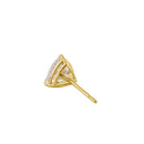 .84 ct Solid 14K Gold Trillion Lab Diamonds Earrings - Shryne Diamanti & Co.