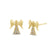 Solid 14K Gold Angel Lab Diamonds Earrings - Shryne Diamanti & Co.