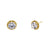 2.56 ct Solid 14K Yellow Gold Victorian Style Round Lab Diamonds Stud Earrings - Shryne Diamanti & Co.