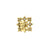 Solid 14K Yellow Gold Squared Lab Diamonds Earrings - Shryne Diamanti & Co.