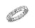 Lab Grown Diamond Low Dome Eternity Ring In 14k White Gold (2 Ct. Tw.) - Shryne Diamanti & Co.