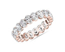 Lab Grown Diamond Oval Shape Eternity Ring In 14k Gold (4 Ct. Tw.) - Shryne Diamanti & Co.