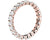 Lab Grown Diamond Oval Shape Eternity Ring In 14k White Gold (3 Ct. Tw.) - Shryne Diamanti & Co.