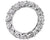 Lab Grown Diamond Low Dome Eternity Ring In 14k White Gold (2 Ct. Tw.) - Shryne Diamanti & Co.