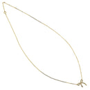 Solid 14K Yellow Gold Bow Diamond Necklace - Shryne Diamanti & Co.