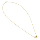 Solid 14K Gold Mirrored Heart Diamond Necklace - Shryne Diamanti & Co.