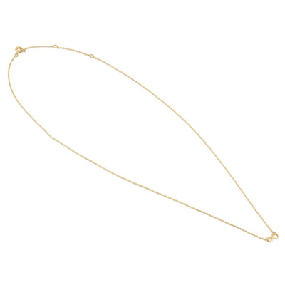 Solid 14K Yellow Gold Trendy Infinity Necklace - Shryne Diamanti & Co.