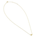 Solid 14K Yellow Gold Lab Diamonds Double Cross Necklace - Shryne Diamanti & Co.
