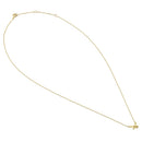 Solid 14K Yellow Gold Bow Lab Diamonds Necklace - Shryne Diamanti & Co.