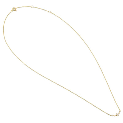 Solid 14K Yellow Gold Trendy V Lab Diamonds Necklace - Shryne Diamanti & Co.