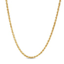 6.5mm Rope Chain Necklace in Solid 10K Gold - 24" - Shryne Diamanti & Co.