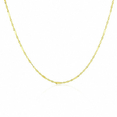 Ladies' Singapore Chain Necklace in 14K Gold - 18