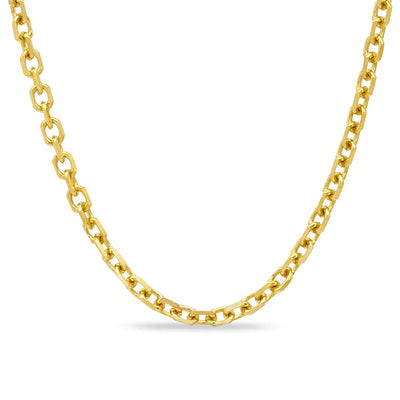 Men's 1.5mm Cable Chain Necklace in 14K Gold