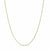 Ladies' 0.8mm Cable Chain Necklace in 14K Gold - 16"