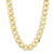 Men's 10.3mm Curb Chain Necklace in Hollow 10K Gold - 24" - Shryne Diamanti & Co.