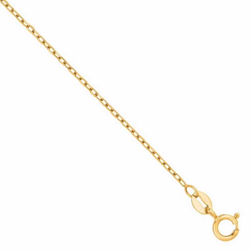 1.3mm Cable Chain Necklace in 14K Gold - 20"