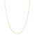 Ladies' 0.7mm Cable Chain Necklace in 14K White Gold - 16"