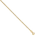 1.0mm Rope Chain Necklace in 14K Gold