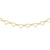 Heart Link Necklace in 14K Gold