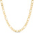 Men's 5.8mm Figaro Chain Necklace in Hollow 14K Gold - 24"