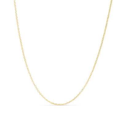 Ladies' 1.5mm Cable Chain Necklace in 14K Gold