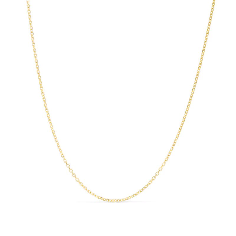 Ladies' 1.5mm Cable Chain Necklace in 14K Gold