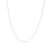 Ladies' 0.9mm Cable Chain Necklace in 14K White Gold - 30"