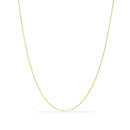 Ladies' 0.9mm Cable Chain Necklace in 14K White Gold - 30"