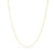 Ladies' 0.9mm Cable Chain Necklace in 14K White Gold - 30"