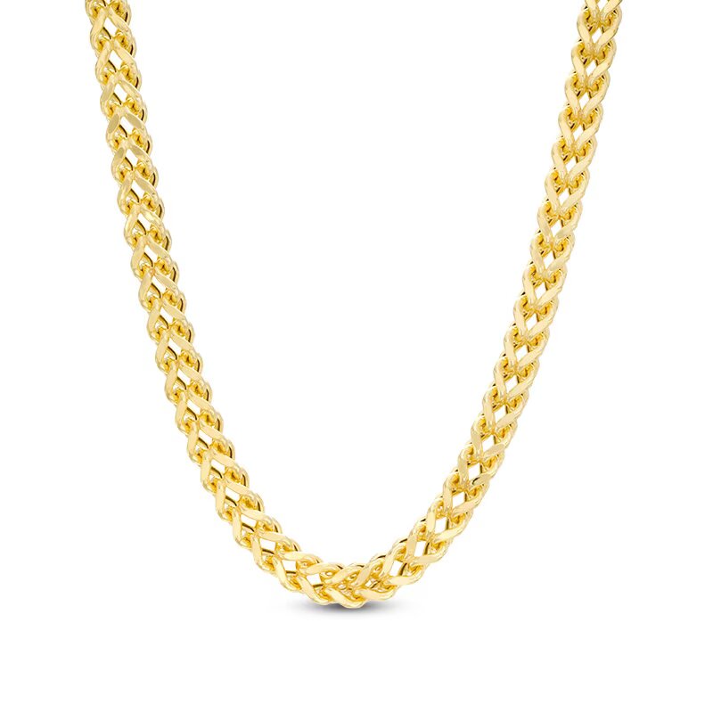 Men's 4.0mm Franco Snake Chain Necklace in 10K Gold - 22"