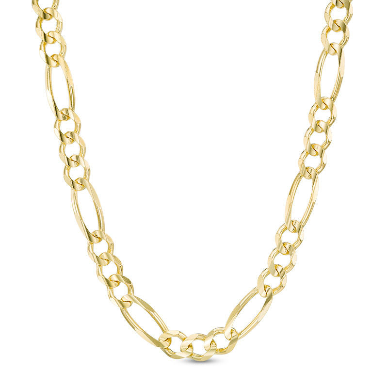 Men's 6.0mm Figaro Chain Necklace in 14K Gold