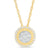 1/5 CT. T.W. Multi-Diamond Frame Pendant in 10K Gold